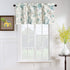 VOGOL Blue Spring Flower Window Valance, Country Style Faux Linen Rod Pocket Decorative Window Topper for Kitchen Living Dining Room, 52 x 18 Inch...