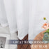 NICETOWN White Sheer Curtains 63 inch Length for Bedroom, Rod Pocket Translucent Voile Sheer Airy & Breathable Curtain Panels for Flat/Apartment, ...
