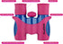 Binoculars for Kids, Girls or Boys Real Kids Binoculars in Vibrant Pink Blue - includes Sticker Book with 40 Bird Species - Kids Toys Small Binocu...