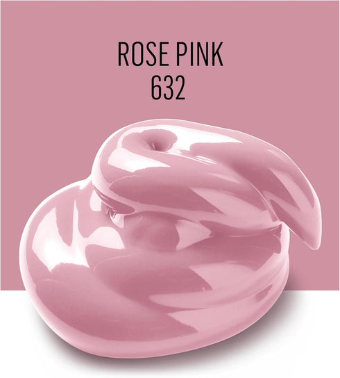 FolkArt Acrylic Paint in Assorted Colors (2 oz), 632, Rose Pink...