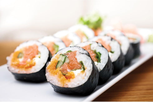 Helen’s Asian Kitchen Easy Sushi Rolling Mat, Bamboo...