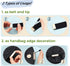 WADORN 18 Sets Metal Belt Tip with Screws, 0.98 Inch Wide Bag Decorative Buckles for Purse Webbing End Clip Buckles Leather Handle Strap End Cover...