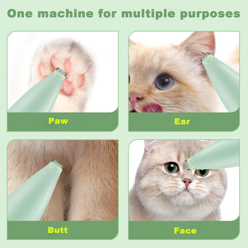 Dog Paw Trimmer, Cat Paw Trimmer Suitable for Pet Grooming at Home, Rechargeable Paw Trimmer for Dogs, Ergonomic Grip Paw Trimmer for Excessively ...