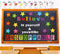 54 Pcs Believe in Yourself Bulletin Board Decorations Stylish Star Inspirational Quotes Bulletin Cutouts Wall Decals with Glue Point Dots for Scho...