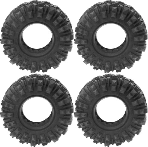 ShareGoo1.9 inch RC 1.9 Crawler Tires Rubber Mud Tires OD 110mm Tyre Compatible with Axial SCX10 90046 Redcat Gen8 RC4WD D90 TF2 MST 1/10 RC Crawl...