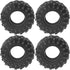 ShareGoo1.9 inch RC 1.9 Crawler Tires Rubber Mud Tires OD 110mm Tyre Compatible with Axial SCX10 90046 Redcat Gen8 RC4WD D90 TF2 MST 1/10 RC Crawl...