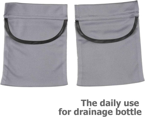 Adjustable Mastectomy Drain Holder Drainage Pouch with Shower Bag for Breast Surgery Mastectomy Breast Reduction Augmentation Post-Surgery Recover...