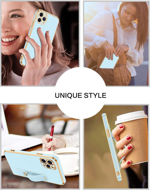 VENINGO iPhone 11 Pro Max Case,Phone Case for iPhone 11 Pro Max,Slim Fit Soft with Adjustable Wristband Kickstand Scratch Resistant Shockproof Pro...