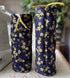5PCS Cotton Pattern Fabric Fabric Bundles Small Flower Pattern Japanese Style Fabric for Crafts Sewing Quilting Patchwork Face Protection (Gold Pi...