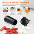 2 Packs Pill Keychain, Pill Case, Waterproof Pill Holder, Portable Pill Container, Aluminum Alloy, Single Chamber, Small Pocket Pill Box for Purse...
