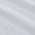 Valea Home Waffle Weave Textured Half Window Tier Curtains for Kitchen Water Repellent Window Covering Bathroom Short Curtains, 72" x 24", White, ...