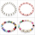 Guoxin 100Pcs Rondelle Spacer Beads Round Crystal Charms Czech Rhinestone Silver Plated Spacer Loose Beads for DIY Bracelet Necklace Jewelry Makin...