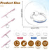 5 Pcs Phone Ring Holder Grip Diamond Cell Phone Ring Holder Stand Transparent Phone Rings Holder Grip 360°Rotation Finger Ring Stand Compatible wi...