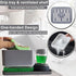 Kitchen Dish Soap Dispenser with Sponge Holder,Sink Countertop Organizer,4-in-1 Upgrade Set,Kitchenware Soap Dispenser Brush,Silicone Tray,Dishwas...