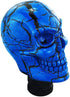 Abfer Car Gear Shifter Knob Skull Car Accessories Stick Shift Knobs with Black Pattern Fit Most Manual Automatic Vehicle (Blue)...