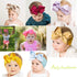 Yxiang 20pcs Baby Headbands with 6" Big Elastics Nylon Ribbon Bows Hair Accessories for Newborns, Infants, Toddlers, Kids...