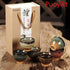 6pc Ceramic Kung Fu Tea Set, Japanese Tea Cup, Sake Cup, 2.1oz Capacity, 6 Colors...