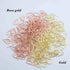 Gold and Rose Gold Cute Paper Clips Set, 300 Pcs Smooth Stainless Steel Tear-Shaped Wire Paperclips Small for Office Supplies Wedding Women Girls ...
