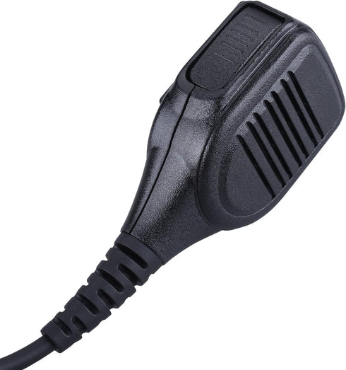 Shoulder Mic, Waterproof IP55 Handheld Speaker Mic with External 3.5mm Earpiece Jack, Compatible with 2.5mm/3.5mm 2-Pin Motorola Two-Way Radios...