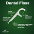 Natural Dental Floss Picks - Oral Care Dental Pick w/Mint Flavored Toothpicks, 2-in-1 Natural Floss & Toothpicks, Plant-Based Dental Flossers, Too...