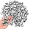 100 Pcs Jingle Bells Bulk, 1 Inch Craft Bells for DIY Christmas Home Decoration (Silver)...