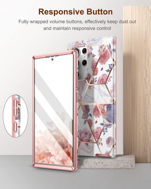 SURITCH for Samsung Galaxy S22 Ultra Case, Built-in Screen Protector for Samsung S22 Ultra 5G Case Full Body Protection Shockproof Rugged Bumper S...