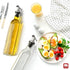 GMISUN Olive Oil and Vinegar Dispenser Bottle Set, 2Pack Oil and Vinegar Dispenser Bottle, 17oz Kitchen Oil Dispenser, Glass Cooking Oil Dispenser...