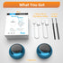 2Pack Portable Mini Speaker, Bluetooth Tiny Speaker,Wireless Micro Speaker for Phone/PC/Tablet, Rechargeable Battery, Built-in Microphone, Cute Mi...