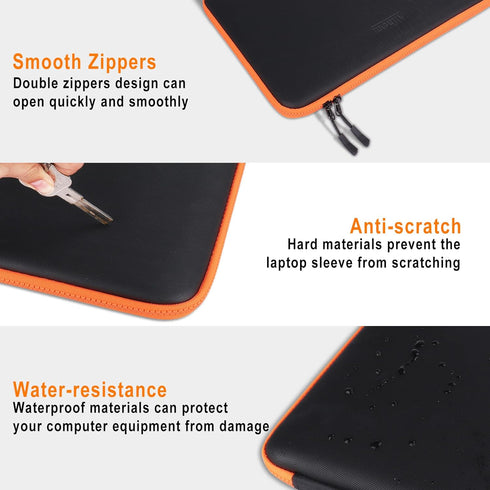 Hard Shell Case 13-13.3" Full Body Impact Protection Ultrathin Waterproof Scratch-resistant Anti-slip Super Cushioning Design, Compatible with Mac...