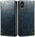SINIANL iPhone XR Case, Leather Wallet Folio Case Book Design Flip Cover with Stand and ID Credit Card Slot Magnetic Closure for iPhone XR 6.1 inc...