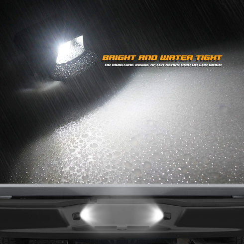 RUXIFEY LED License Plate Light Replacement Compatible with Dodge Dakota 1997-2011 Pickup Truck, 6000K White, Pack of 2...