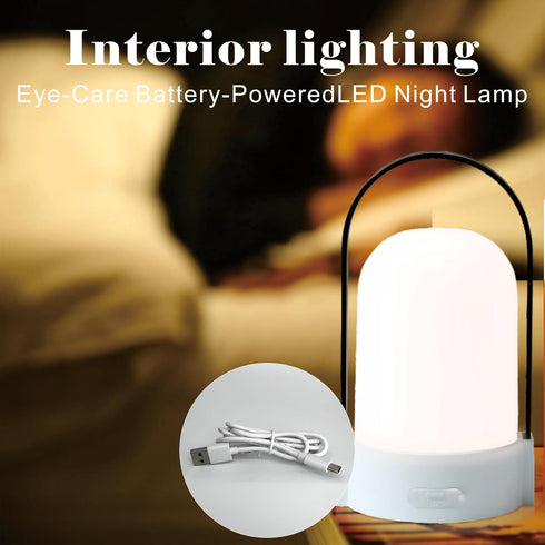 LED Outdoor Rechargeable Lantern Table Lamp Camping Lanterns Small Lanterns Battery Powered Portable Lantern Night Light Desk Lamp Cordless Lamp P...