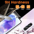 4+4 Pack Samsung Galaxy A55 5G Screen Protector, 4 Pack Tempered Glass Screen Protector with 4 Pack Camera Lens Protector, 9H Hardness Anti-Finger...