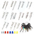 Car Electrical Terminal 1/1.5/1.8/2.2/2.8/3.5mm Auto Non-Insulated Plug Removal Tool Male Female Crimp Seals Automotive Wire Connectors pin kit Mo...