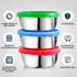 Signoraware Stainless Steel Containers Set | Eco Friendly Storage Canisters | Modern Airtight Keeper for Tea, Sugar, Snacks, Condiments, Flour, Co...