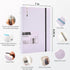 CAGIE A5 Binder 6 Ring Binder Notebook with Dividers Refillable Planner Binder with Pockets, A5 Refill Paper Include Planning Square Ruled and Dot...