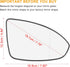 X AUTOHAUX Car Rearview Mirror Glass Replacement with Backing Plate Heated Right Passenger Side for Chevrolet Cruze 2011-2016...