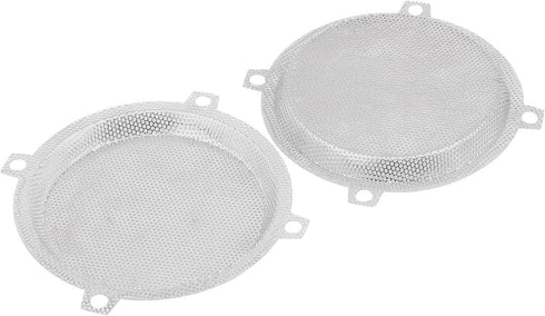 Chrome Batwing Fairings 5.25" Mesh Speaker Grills Cover for Harley Touring Electra Glide Street Glide Ultra Limited 1997-2013...