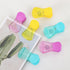 Plastic Refrigerator Magnet Clips Sets? Magnet Paper Clips, Snacks Bag Clips? Multipurpose Clips - Set of 6 (Neon Colors)...