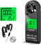 Anemometer Handheld Wind Speed Meter for Measuring Wind Speed Temperature and Max/Average/Current, High Precision Anemometer Measuring for Windsur...