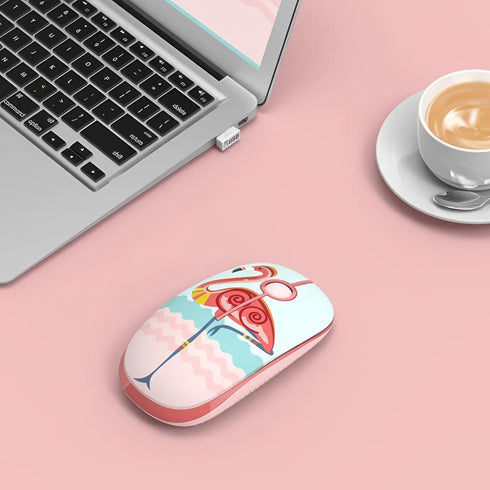 TELLUR Wireless Mouse with Nano USB 2.4 Ghz Receiver, Wireless Mouse with Silent Click, 1600 DPI, 3 Buttons, Plug & Play, Slim and Lightweight Des...