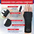 Dr. Arthritis Day & Night Support Carpal Tunnel Wrist Brace, Adjustable Hand Splint with Cushion Padding for Wrist Pain Relief, Right & Left Carpa...