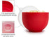 Goodful Silicone Popcorn Popper, Collapsible Hot Air Microwavable Popcorn Maker, Bowl Made without BPA, Red...