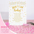 Don't Say Baby Shower Clothespin Game for Girl Includes 8x11 Standing Sign, 60 Mini Pink Clothes Pin, 60 Mini Pacifiers...