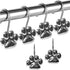 DHXYZZB Shower Curtain Hooks, 12 Pcs Metal Stainless Steel Curtain Hooks for Decorative Bathroom Hook...