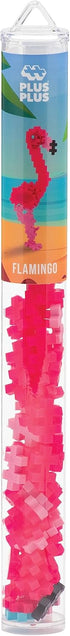 PLUS PLUS - Flamingo - 70 Piece, Construction Building Steam/Steam Toy, Interlocking Mini Puzzle Blocks for Kids, Mini Maker Tube...