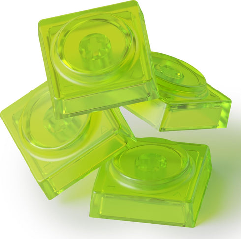 DOYS Keycap Set DOY Mechanical Keyboard Keycap Compatible with MX Box Switch (Glowing Transparent Green - A Kit, 32PCS)...