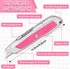 DIYSELF 2 Pack Box Cutter, Aluminum Utility Knife, Box Cutter Retractable, Sturdy Razor Knife for Cardboard, Boxes, Packages, Papers, Cartons, Box...