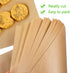 QYH 100 Pcs Parchment Paper Sheets for Baking, 8x12 Inches Unbleached, Precut Parchment Paper for Baking Cookies, Frying, Air Fryer, Cooking, Gril...