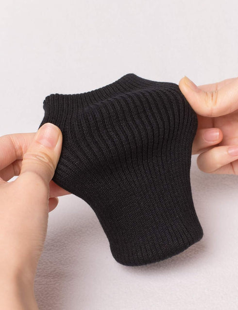 TinaKim Cuffs for Sleeves, Ribbing Fabric, for Children's Jacket Sewing (Black, 40x7cm)...
